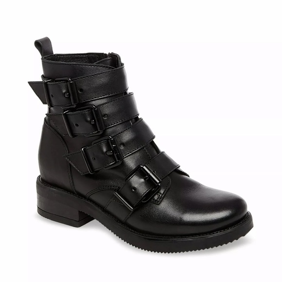 Steve Madden Reflex Ankle boot Black Leather 35 - Picture 1 of 6